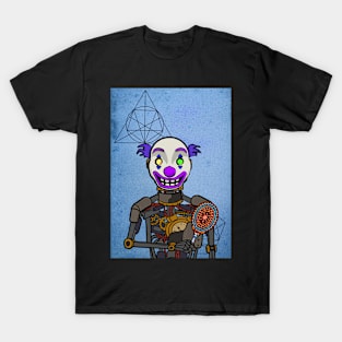 Unique RobotMask NFT named Mathilde with Heterochromatic Eyes T-Shirt